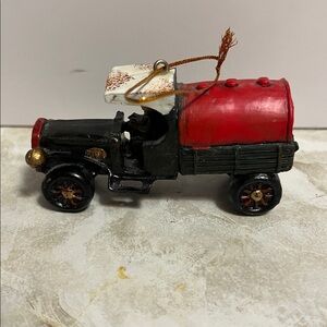 Vintage style Tanker Truck. In good condition. Christmas tree ornament